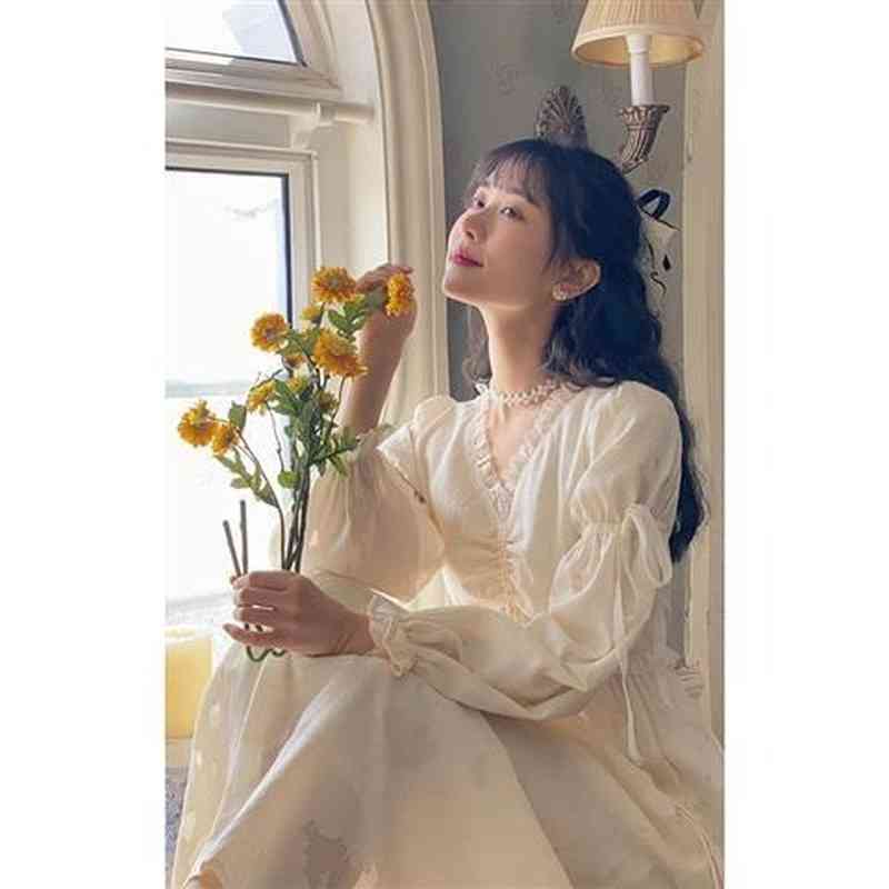 Summer Chiffon Elegant Dress Women Long Sleeve Solid Vintage Dress Evening Party for Females Dress Korean V-Neck 210521