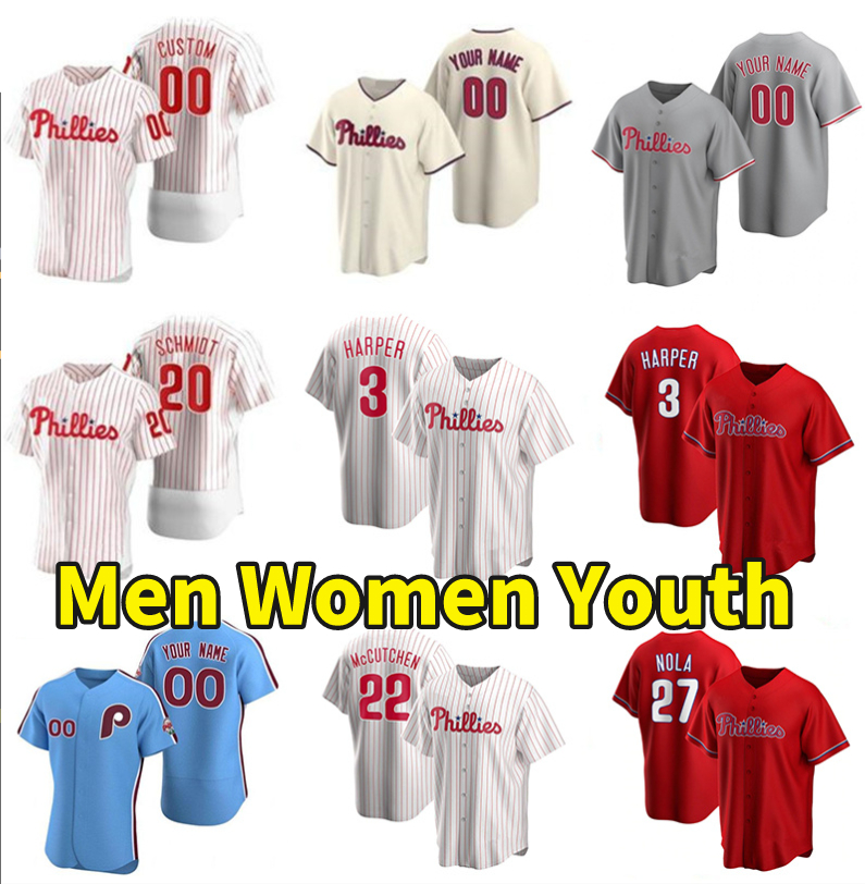 Custom Phillies Jersey 10 J.T. Realmuto 13 Brad Miller 27 Aaron Nola 20 Mike Schmidt 18 Didi Gregorius 2 Jean Segura 28 Alec Bohm 37 Odubel, Youth color 1
Custom Phillies Jersey 10 J.T. Realmuto 13 Brad Miller 27 Aaron Nola 20 Mike Schmidt 18 Didi Gregorius 2 Jean Segura 28 Alec Bohm 37 Odubel, Youth color 1