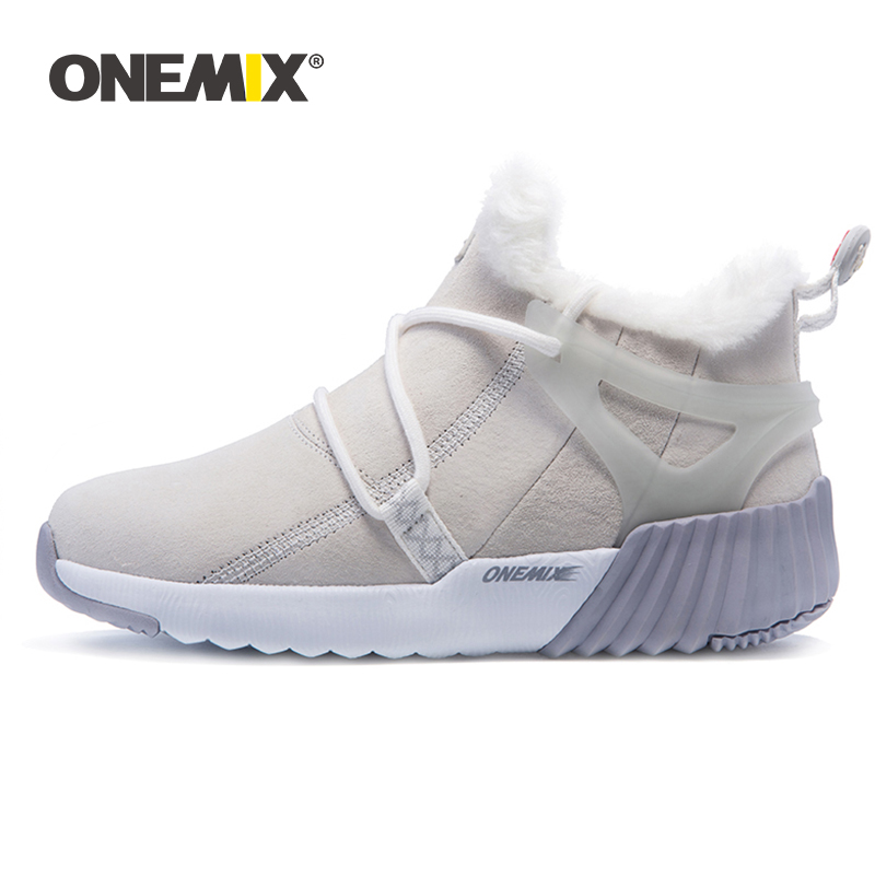ONEMIX Leather Men Boots Winter With Fur 2020 Warm Plush Waterproof Ankle Snow Boots High Top Men Sneakers Couple Hiking Shoes, Pu black white grey
ONEMIX Leather Men Boots Winter With Fur 2020 Warm Plush Waterproof Ankle Snow Boots High Top Men Sneakers Couple Hiking Shoes, Pu black white grey