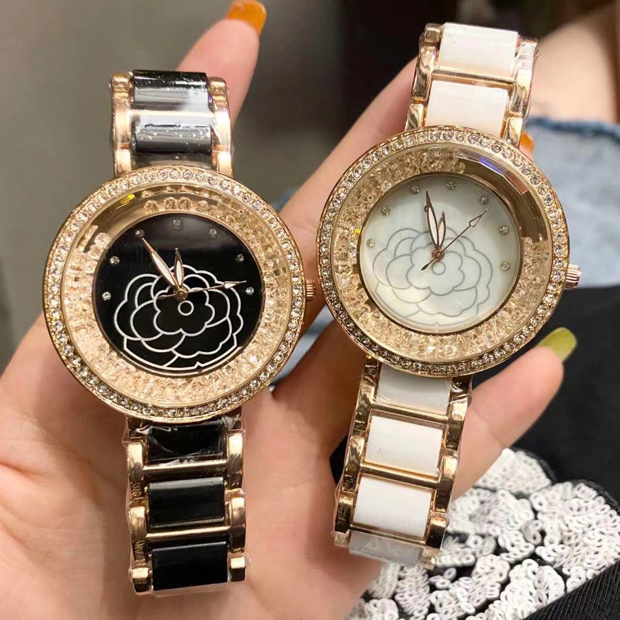Brand Watches Women Girl Crystal Flower Style Steel Band Quartz Wrist Watch CHA60, Rose gold white
Brand Watches Women Girl Crystal Flower Style Steel Band Quartz Wrist Watch CHA60, Rose gold white