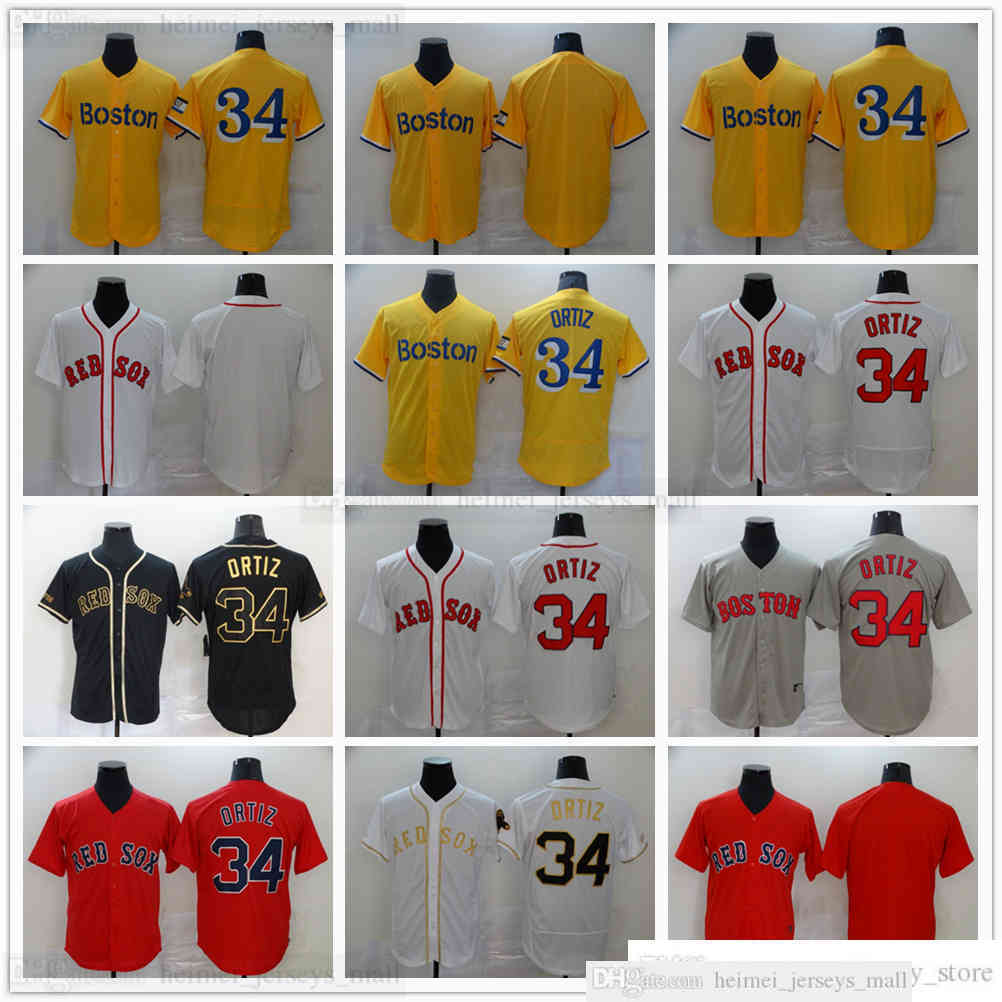2021 Yellow Stitched Baseball 34 David Ortiz Jerseys 2021 Red Grey Gray Black White Gold Jersey Blank NO Name Number Man Size S-XXXL, Blue;black
2021 Yellow Stitched Baseball 34 David Ortiz Jerseys 2021 Red Grey Gray Black White Gold Jersey Blank NO Name Number Man Size S-XXXL, Blue;black