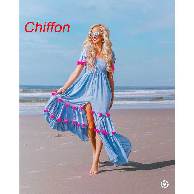 Maxi Dress Women Summer Beach Ladies Clothing Casual Bohemia A-line Long Dresses Strapless Spaghetti Strap Dress Vacation 210630