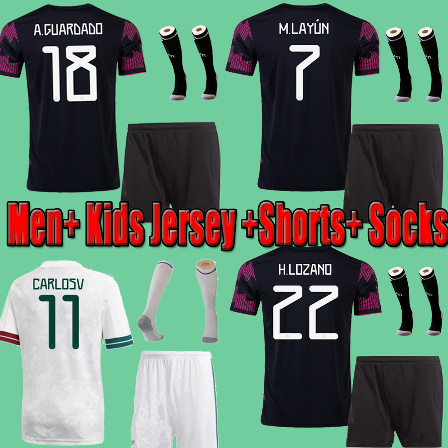 2021 Mexico Men + Kids Soccer Jersey Shorts Socks Full Uniform 20 21 camisetas de fútbol Mexique CHICHARITO LOZANO CARLOS VELA RAUL Tecatito Football Shirt Kits Set, 2020 kids awy white
2021 Mexico Men + Kids Soccer Jersey Shorts Socks Full Uniform 20 21 camisetas de fútbol Mexique CHICHARITO LOZANO CARLOS VELA RAUL Tecatito Football Shirt Kits Set, 2020 kids awy white