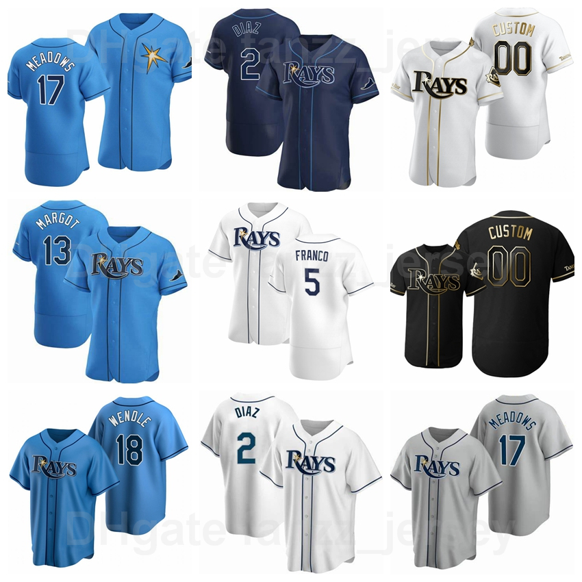 Men Baseball 18 Joey Wendle Jersey 2 Yandy Diaz 17 Austin Meadows 5 Wander Franco 13 Manuel Margot 1 Willy Adames 43 Michael Brosseau Cool Base Custom Name Number, Women
Men Baseball 18 Joey Wendle Jersey 2 Yandy Diaz 17 Austin Meadows 5 Wander Franco 13 Manuel Margot 1 Willy Adames 43 Michael Brosseau Cool Base Custom Name Number, Women
