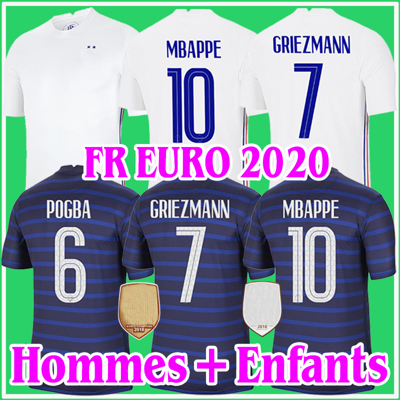 

MAN + KIDS 2021 France GRIEZMANN MBAPPE soccer jersey KANTE 20 21 Centenary POGBA shirt Maillot de football ZIDANE GIROUD MATUIDI Kimpembe N, Black;yellow