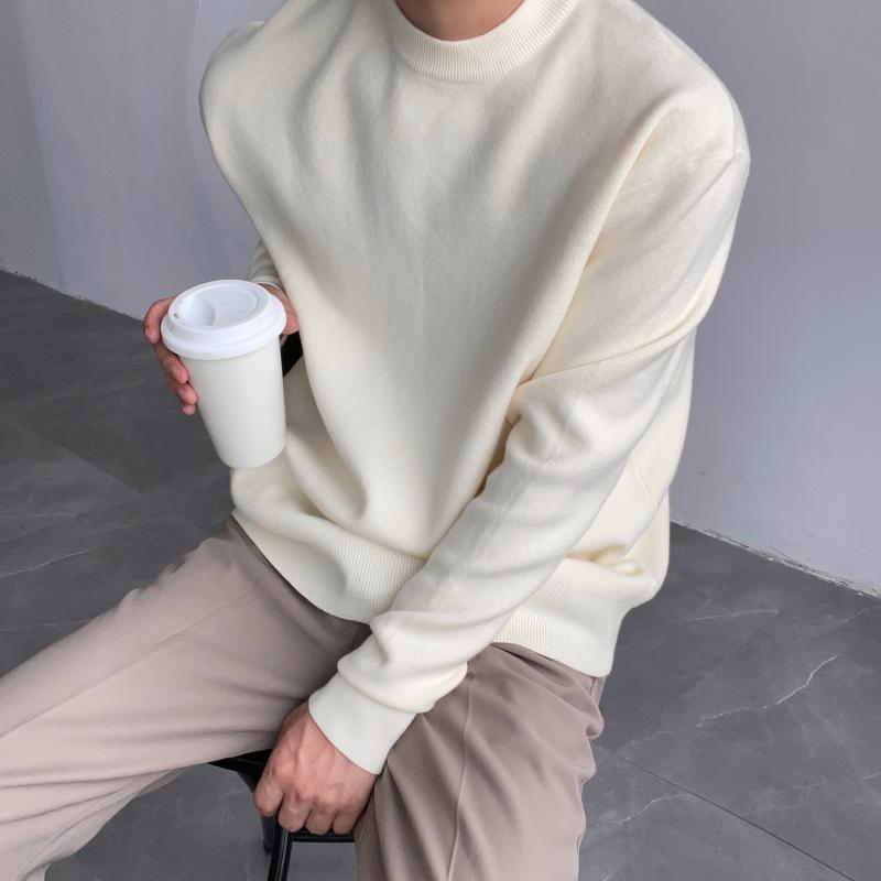 Men's Sweaters 2021 Autumn And Winter Fashion Texture Comfortable Sweater Bottoming Shirt Small Neckline Knitted Top, White;black
Men's Sweaters 2021 Autumn And Winter Fashion Texture Comfortable Sweater Bottoming Shirt Small Neckline Knitted Top, White;black