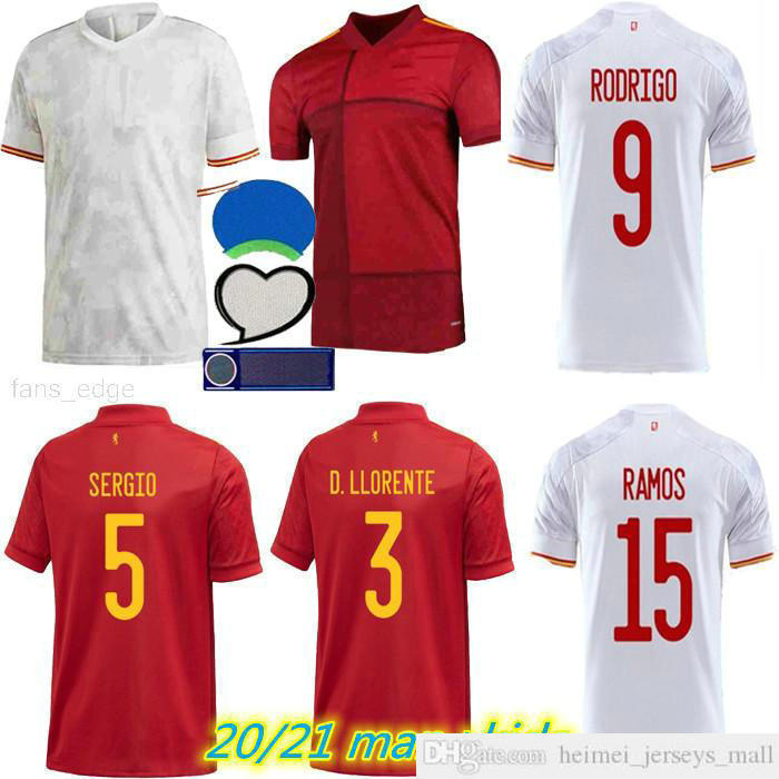2021 españa RODRIGO PACO ALCACER Spain soccer jerseys MORATA RAMOS SARABIA INIESTA custom 2022 national team football shirt camisetas de futbol, Home + patch
2021 españa RODRIGO PACO ALCACER Spain soccer jerseys MORATA RAMOS SARABIA INIESTA custom 2022 national team football shirt camisetas de futbol, Home + patch
