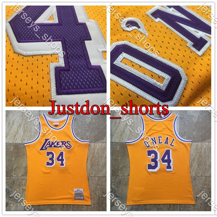 Mens Throwback Shaquille ONeal Yellow 34 Mitchell & Ness 1996/97 Secret Stitched Hardwoods Classics Basketball Jerseys Shirts Camisetas Sweatpants, Like pics
Mens Throwback Shaquille ONeal Yellow 34 Mitchell & Ness 1996/97 Secret Stitched Hardwoods Classics Basketball Jerseys Shirts Camisetas Sweatpants, Like pics