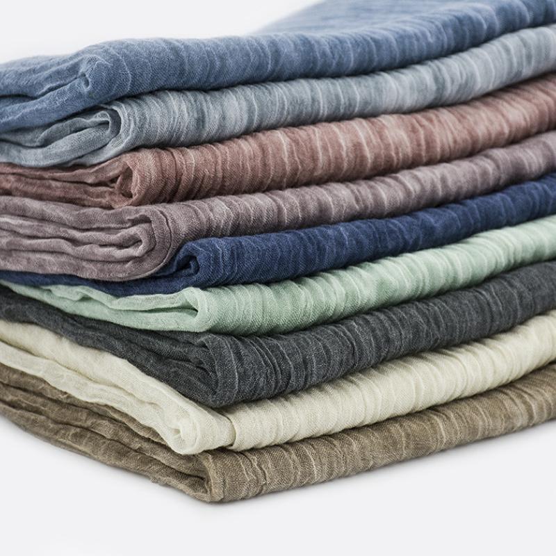 Scarves Cotton And Linen Scarf Women's Thin Art Style Retro Pleated Men's Long Plain Color Shawl
Scarves Cotton And Linen Scarf Women's Thin Art Style Retro Pleated Men's Long Plain Color Shawl