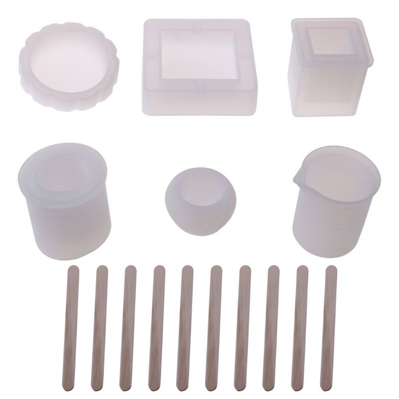 Epoxyhars Silicone Malls, great art Hars Malls For Coaster/Asbak/Bloempot/Pen Candles Soap Jewelry