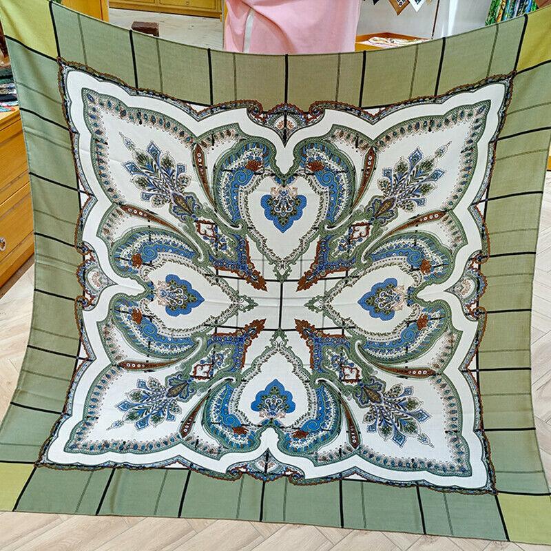 Scarves 70% Cashmere 30% Silk Scarf Women Vintage Boho Bohemia Tribal Paisley Flower Shawl Big Blanket Stole 135*135cm
Scarves 70% Cashmere 30% Silk Scarf Women Vintage Boho Bohemia Tribal Paisley Flower Shawl Big Blanket Stole 135*135cm