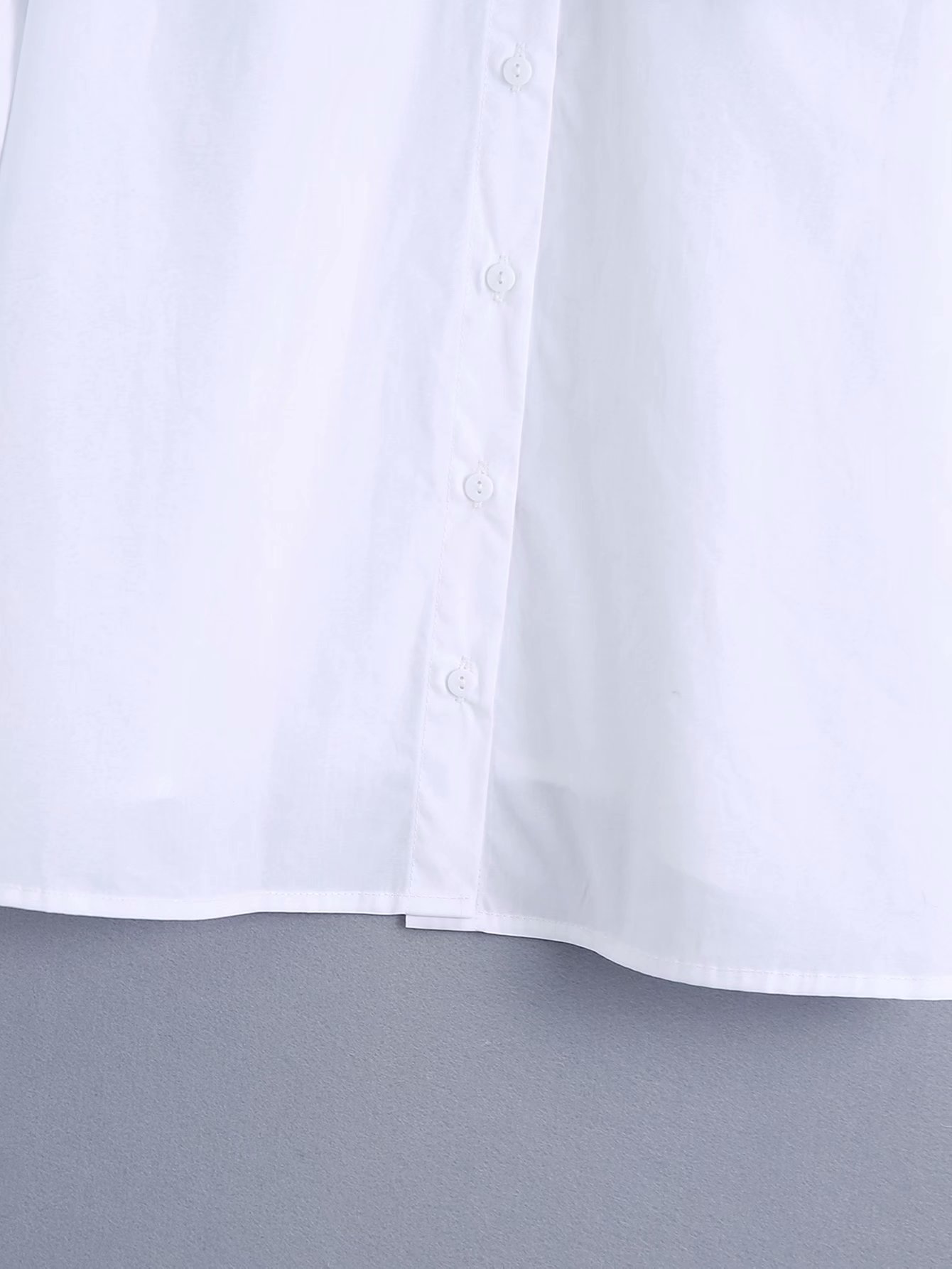 Fashion Women Lapel Short Sleeve Loose T-shirt Vintage Sweet Embroidered Poplin Chic Female Tops 210507