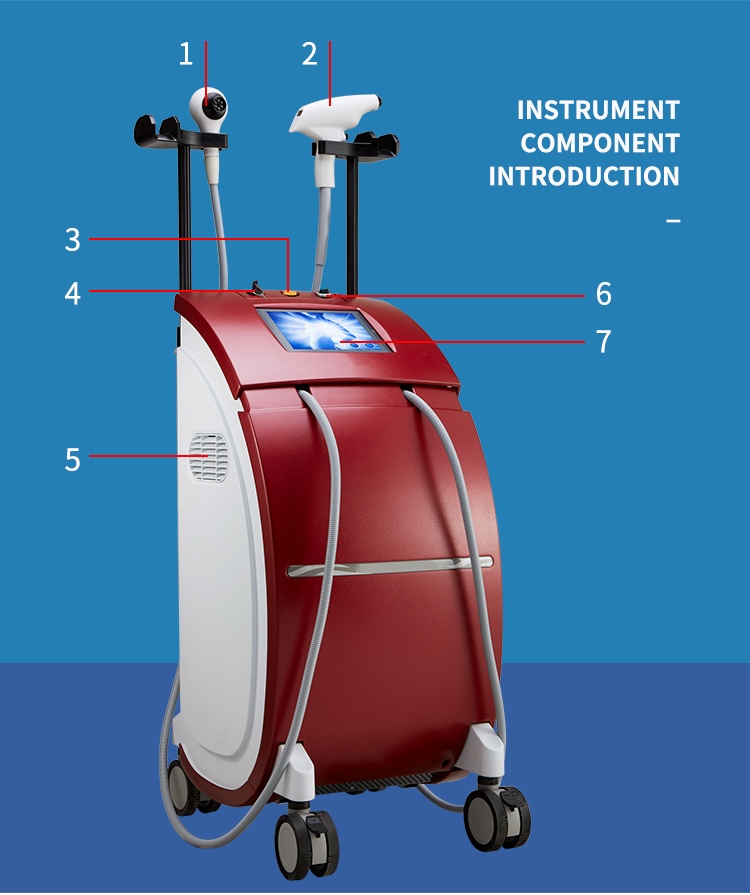 Latest instrument Beauty equipment anti-aging tightening face lifting machine