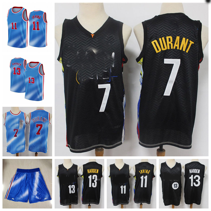 Basketball Jerseys Mens Kevin Durant #7 Jersey 11 Kyrie Irving 13 Harden Black short 75th Anniversary 2021 1118, Have patch
Basketball Jerseys Mens Kevin Durant #7 Jersey 11 Kyrie Irving 13 Harden Black short 75th Anniversary 2021 1118, Have patch