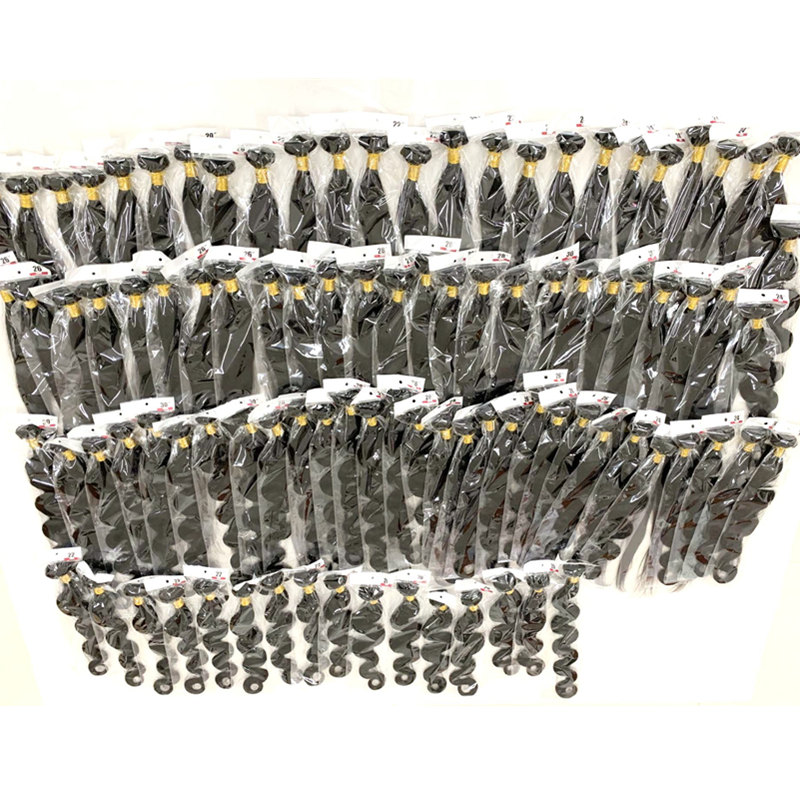 Wholesale Unprocessed Virgin Brazilian Hair Bundles Straight Body Wave Silky Soft Human Hair Weaves Extensions