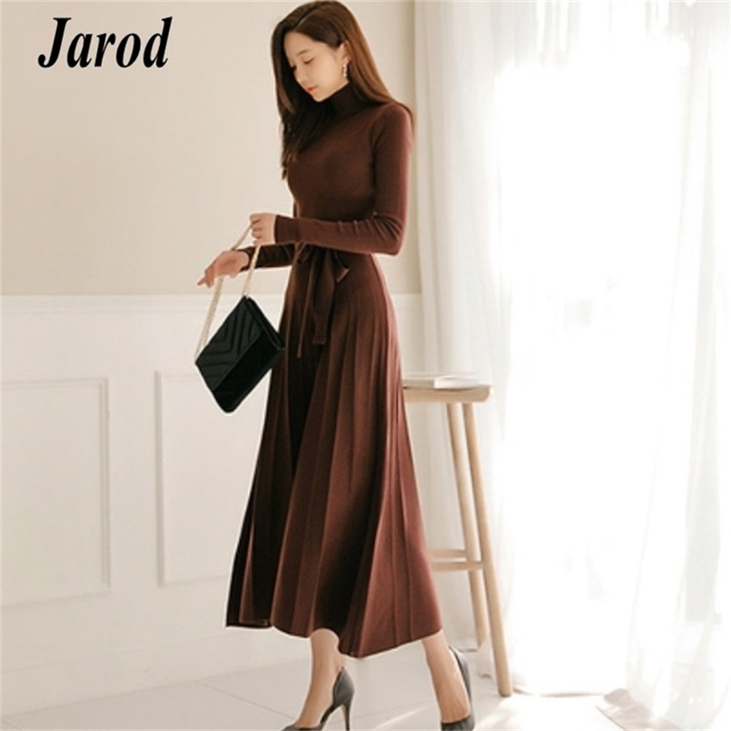 High Quality Sweater Dress Women Knitted Slim Pullover Clothing Turtleneck Ladies Long Sleeve femme dress warm 210519, Wine red
High Quality Sweater Dress Women Knitted Slim Pullover Clothing Turtleneck Ladies Long Sleeve femme dress warm 210519, Wine red
