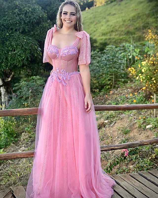 2021 Plus Size Arabic Aso Ebi Pink Lace Beaded Prom Dresses Spaghetti A-line Tulle Evening Formal Party Second Reception Bridesmaid Gowns Dress ZJ321