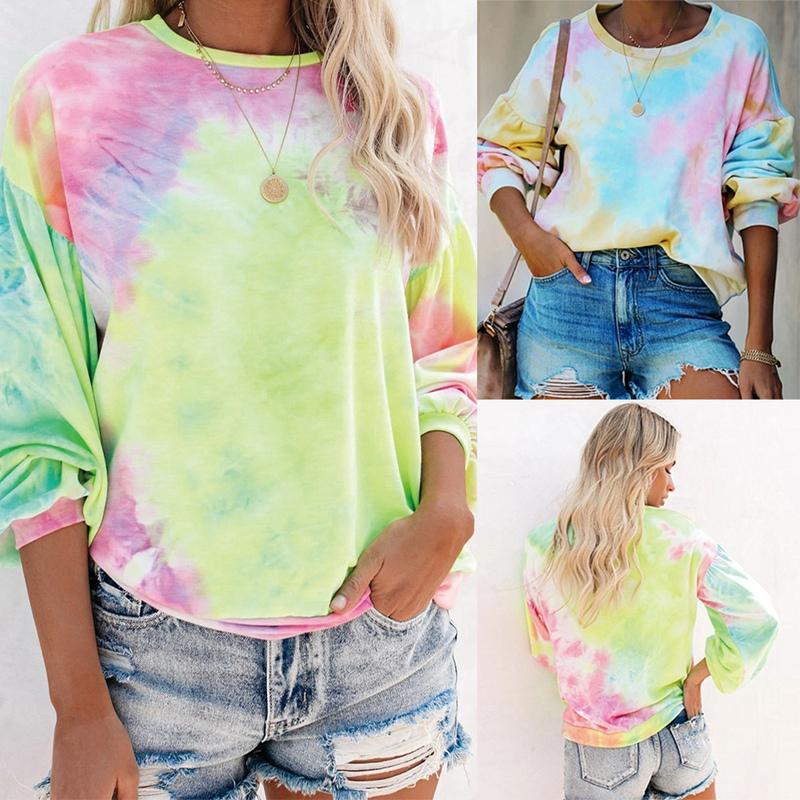 Women' Hoodies & Sweatshirts Tie Dye Sweatshirt Women Autumn Print Pullover Casual Long Sleeve Crop Top, Pink
Women' Hoodies & Sweatshirts Tie Dye Sweatshirt Women Autumn Print Pullover Casual Long Sleeve Crop Top, Pink
