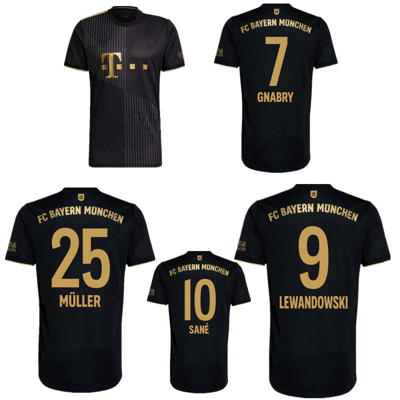 2021 2022 Bayern Top quality soccer jersey Sane Muller Lewandowski Gnabry away footbnall shirt men+kid sports suit childrens short sleeve adult uniform, 2122-away
2021 2022 Bayern Top quality soccer jersey Sane Muller Lewandowski Gnabry away footbnall shirt men+kid sports suit childrens short sleeve adult uniform, 2122-away