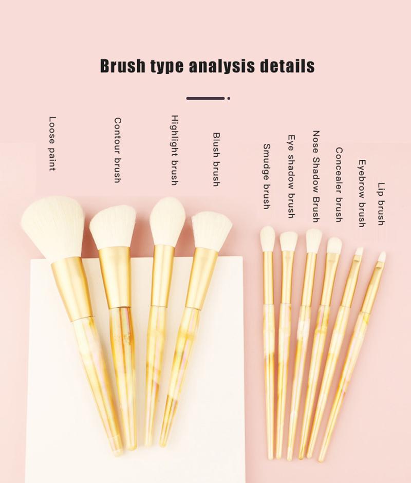 Makeup Brushes 10 PCS/Set Soft Hair Brush Beauty Tools Eye Shadow Eyebrow Blush Foundation Even Cosmetics Kits