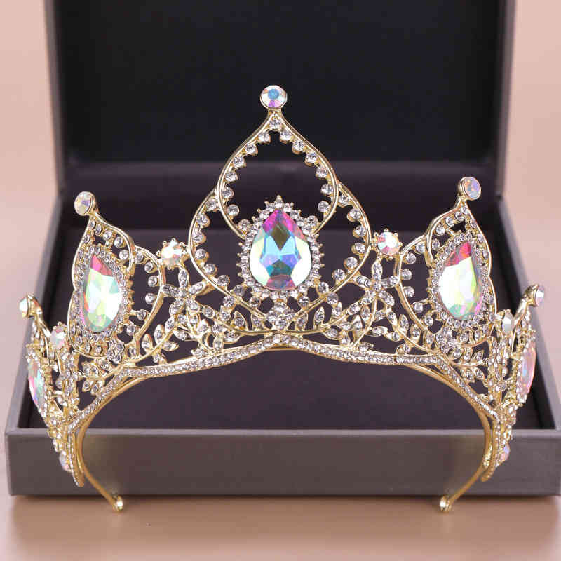 Wedding Hair Jewelry Accessories Bride's Crown Headdress Princess Headband Rhinestone Alloy Queen's