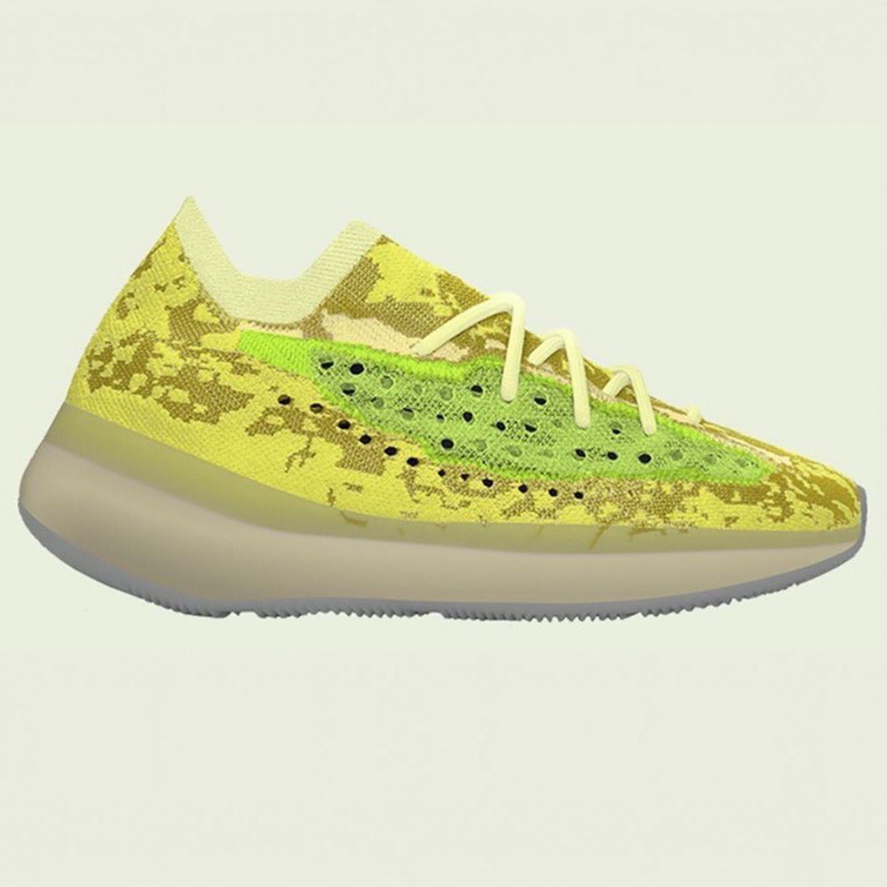 Kanye West 380 Alien Blue oat Calcite Hylte glow Mist Onyx Pepper Reflective Mens Womens Kids Triple Running Shoes for sale With Box sneakers store Wholesale EUR36-46