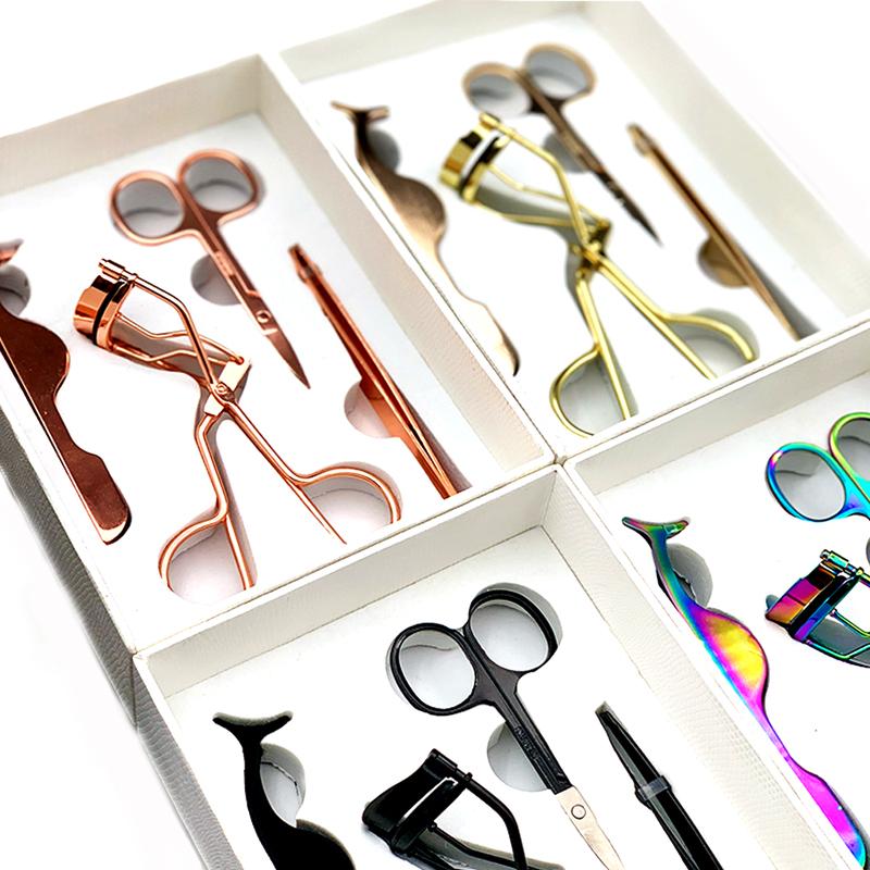 Mikiwi 4Pcs Rose Gold Eyelash Curler Eyebrow Tweezers Scissors Eye Lashes Stainless Steel Makeup Set False Applicator Tools & Stencils
Mikiwi 4Pcs Rose Gold Eyelash Curler Eyebrow Tweezers Scissors Eye Lashes Stainless Steel Makeup Set False Applicator Tools & Stencils