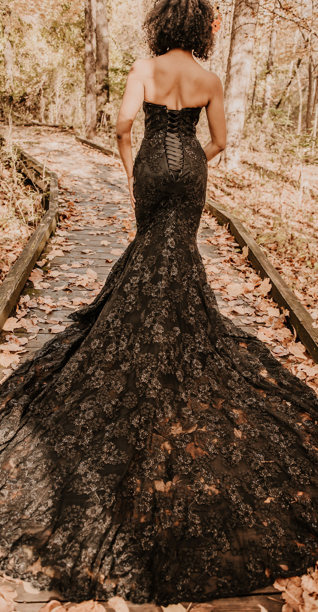 Sparkly Floral Lace Mermaid Wedding Dresses With Cape Chapel Bridal Gowns High Neck Back Lace-up Plus Size Bride Wedding Dress Custom Made 2022 New Go
