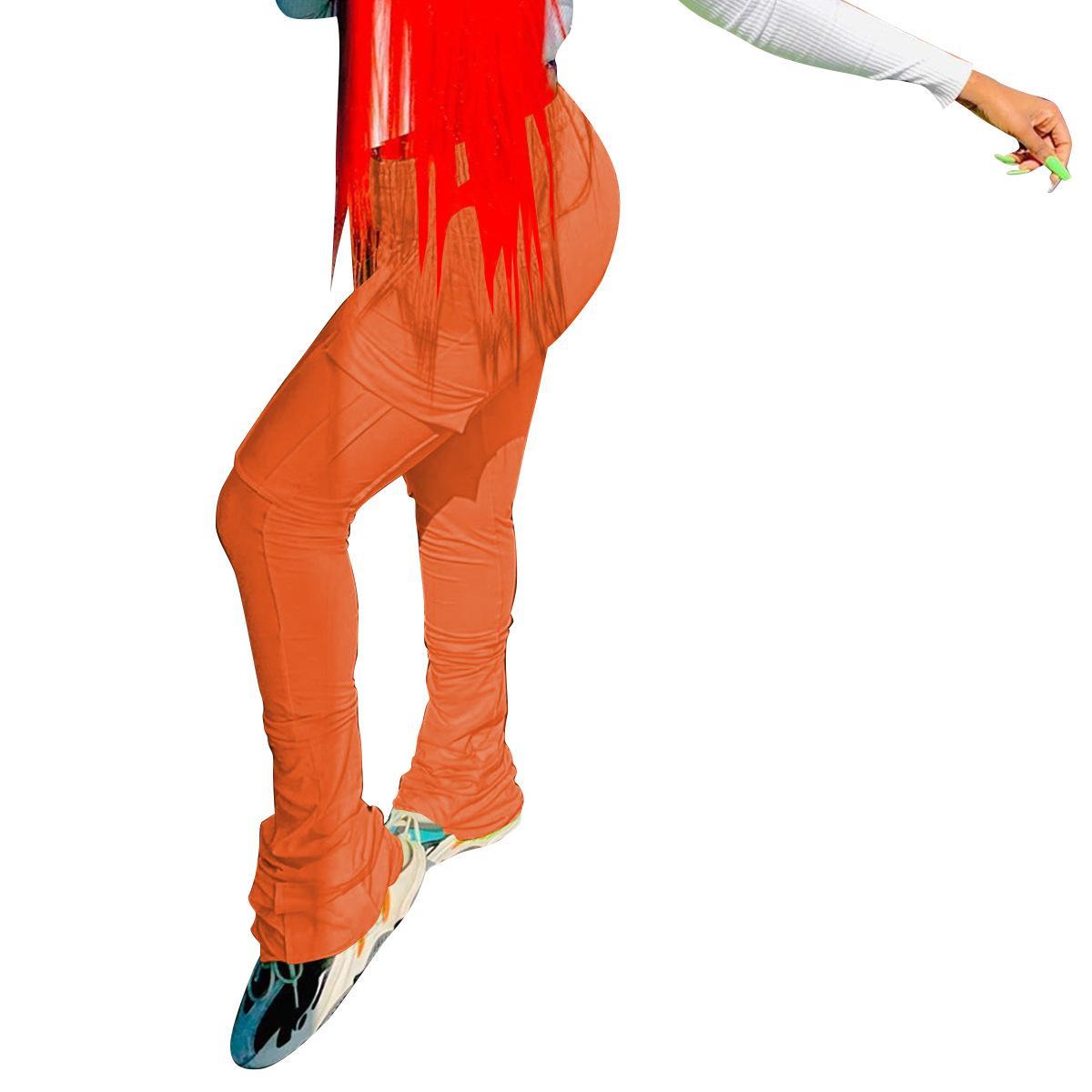 Flare Cargo Pants Women High Waist Pockets Ruched Pleated Stacked Leggings Bell Trousers Pant Sweatpants Bottom Trouser 2XL, Orange
Flare Cargo Pants Women High Waist Pockets Ruched Pleated Stacked Leggings Bell Trousers Pant Sweatpants Bottom Trouser 2XL, Orange