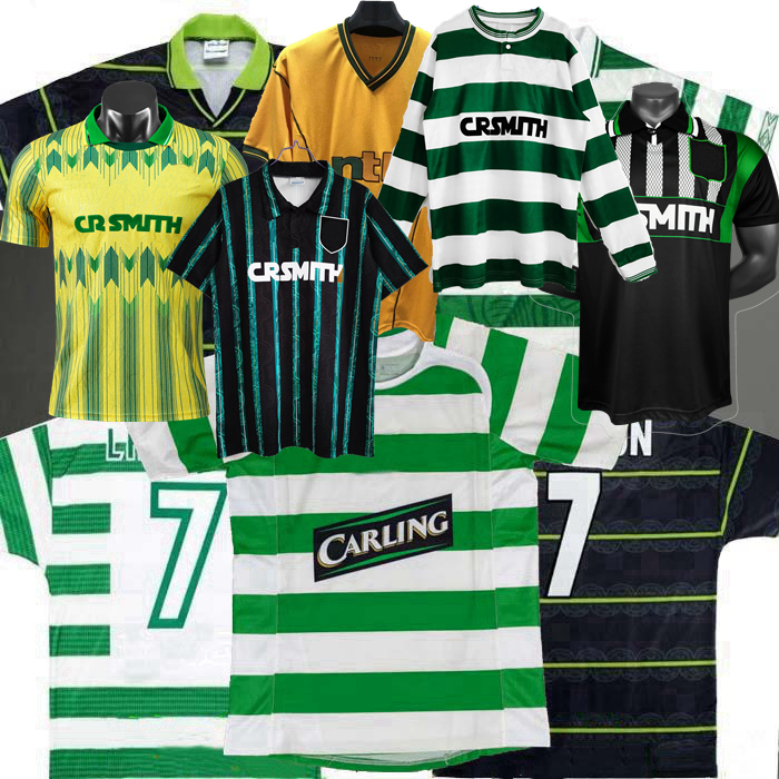 Retro Classic Celtices soccer jerseys 1980 84 85 86 87 88 89 1991 1992 1993 1996 97 98 99 2005 2006 Celts LARSSON NAKAMURA Vintage football shirts