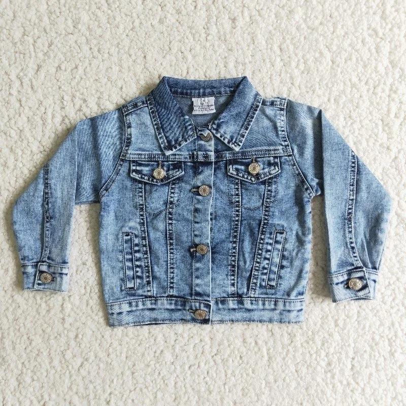 Jackets Wholesale Baby Girls Fashion Jeans Coat Fall Winter Buttons Infant Contrast Light Blue Denim Jacket Children Boutique Clothes, Blue;gray
Jackets Wholesale Baby Girls Fashion Jeans Coat Fall Winter Buttons Infant Contrast Light Blue Denim Jacket Children Boutique Clothes, Blue;gray