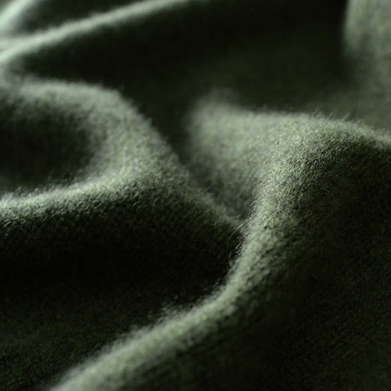 Cashmere sweater women turtleneck knitted wool pullover long loose thick warm fashion casual women's 210918