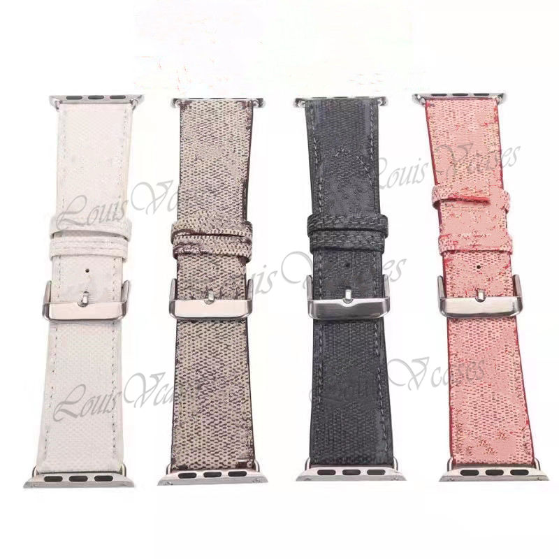 Fashion Designer Luxury Leather Strap for Apple Watch Bands Series 6 5 4 3 2 42mm 38mm 40mm 44mm 45mm 41mm Bracelet Stripes Watchband
Fashion Designer Luxury Leather Strap for Apple Watch Bands Series 6 5 4 3 2 42mm 38mm 40mm 44mm 45mm 41mm Bracelet Stripes Watchband