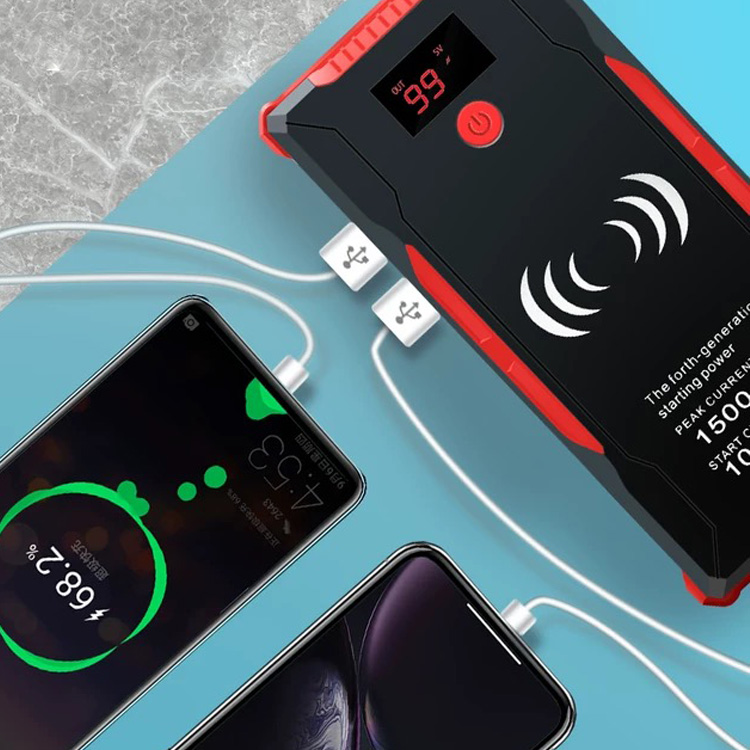 22000mAh Car Jumper Starter Mobile Power Bank Supply Portable Lamp Outdoor Starting Auto Emergency Tool