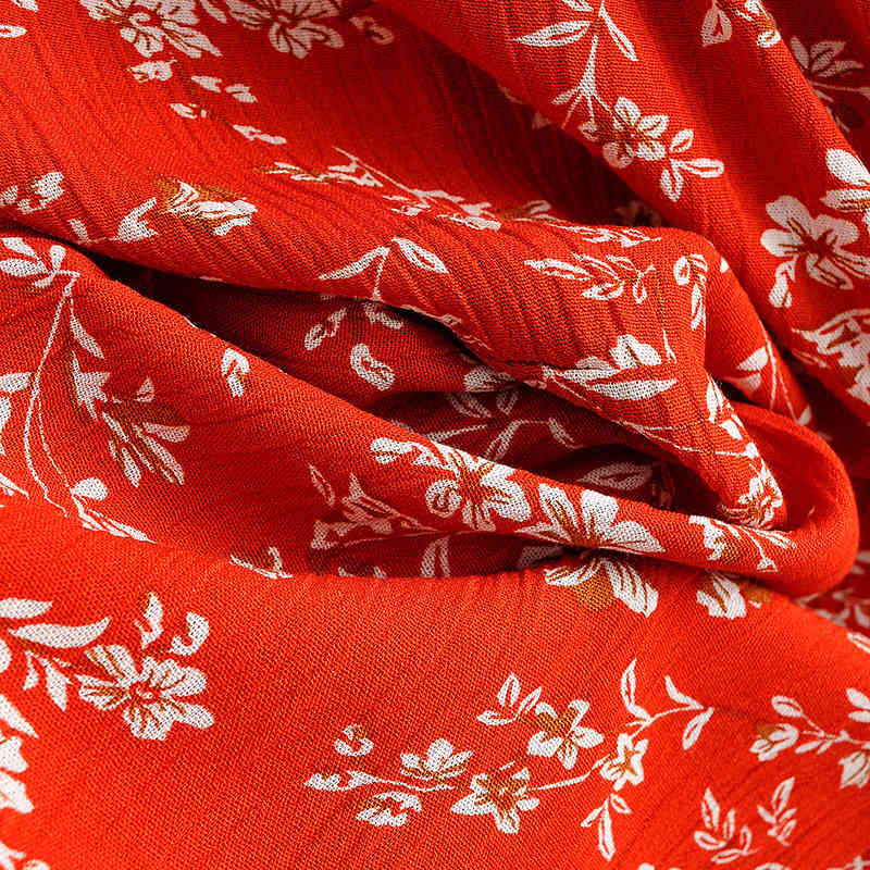 Women V Neck Ruffle Wrap Dress Summer A Line Beach Party es Casual Short Sleeve Floral Print Mini 210515