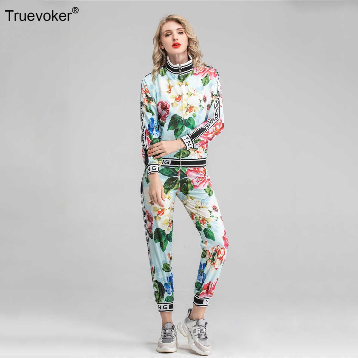 Truevoker Autumn Runway Two Piece Suit' Full Sleeve Charming Flower Print Hoodies + Pant Suit Party Clothing Sets 210602, Mint
Truevoker Autumn Runway Two Piece Suit' Full Sleeve Charming Flower Print Hoodies + Pant Suit Party Clothing Sets 210602, Mint
