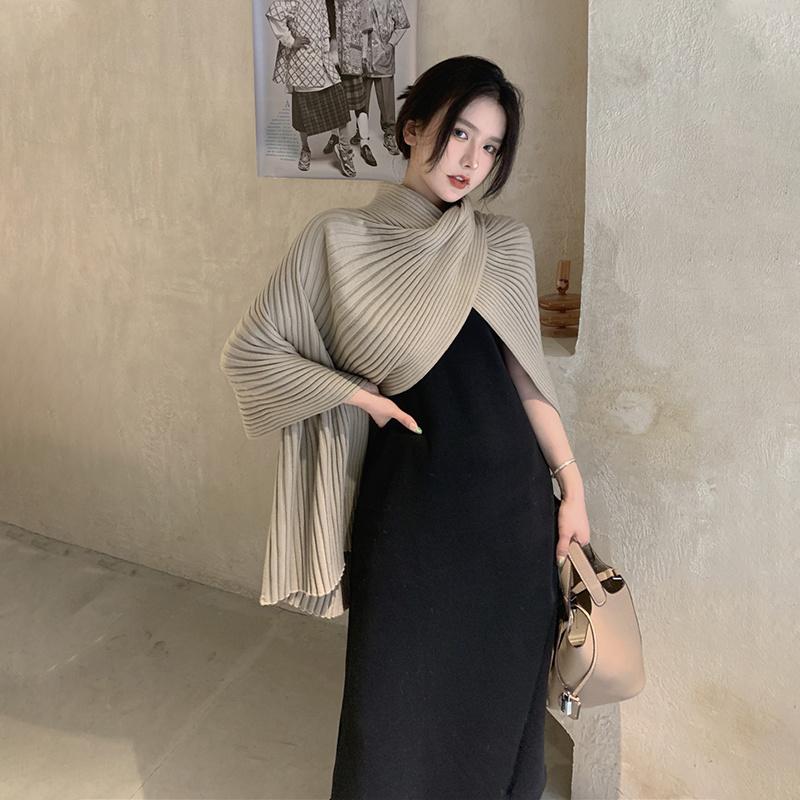 Women's Sweaters Women Cape Sweater Casual Scarves Solid Loose Knitted Shawl Ladies Tops Poncho Mujer 2021 Spring Vintage Long Black Dress K
Women's Sweaters Women Cape Sweater Casual Scarves Solid Loose Knitted Shawl Ladies Tops Poncho Mujer 2021 Spring Vintage Long Black Dress K