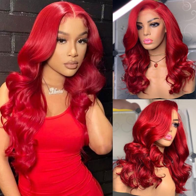 Lace Wigs Body Wave 13X4 Front Human Hair With Baby Remy Light Red For Women, Black;brown
Lace Wigs Body Wave 13X4 Front Human Hair With Baby Remy Light Red For Women, Black;brown