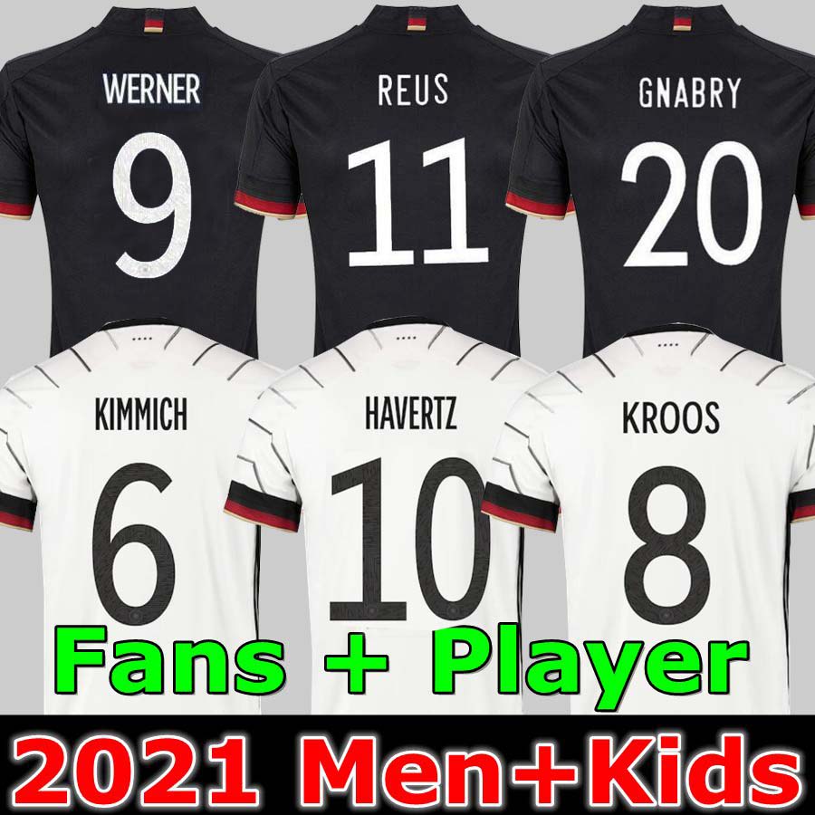 Germany soccer jersey 2020 2021 Fans Player version HUMMELS KROOS GNABRY WERNER DRAXLER REUS MULLER GOTZE European Cup football shirt uniforms men + kids kit, Away player version
Germany soccer jersey 2020 2021 Fans Player version HUMMELS KROOS GNABRY WERNER DRAXLER REUS MULLER GOTZE European Cup football shirt uniforms men + kids kit, Away player version