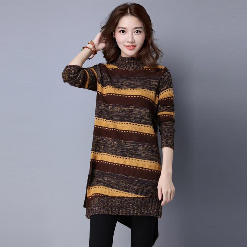 Women's Sweaters Autumn Winter Style Women Knitted Long Pullover Sweater Lady Casual Sleeve Turtleneck Outwear Shirts ZZ0909, Green
Women's Sweaters Autumn Winter Style Women Knitted Long Pullover Sweater Lady Casual Sleeve Turtleneck Outwear Shirts ZZ0909, Green