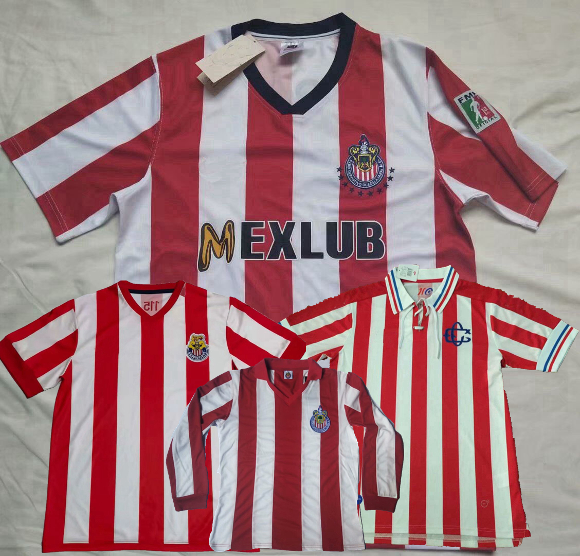 Retro classic Chivas regal 1996 1997 2007 2008 soccer jerseys Guadalajara 60 100 110 115 years football shirt, 110 years
Retro classic Chivas regal 1996 1997 2007 2008 soccer jerseys Guadalajara 60 100 110 115 years football shirt, 110 years