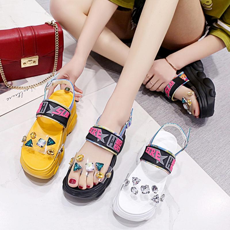 Women's Sandals Summer 2021 Female Shoes Woman Wedges For Women Platform Yellow Black White Fashion
Women's Sandals Summer 2021 Female Shoes Woman Wedges For Women Platform Yellow Black White Fashion