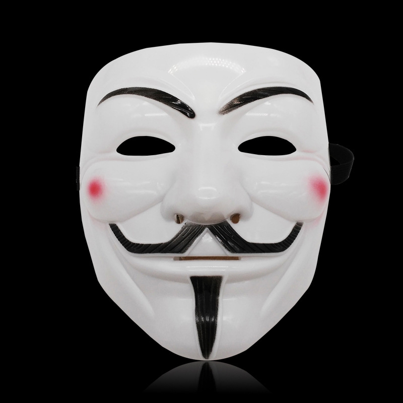 Halloween Masquerade V for Vendetta Hacker Mask Anonymous Guy Masks for Adults
