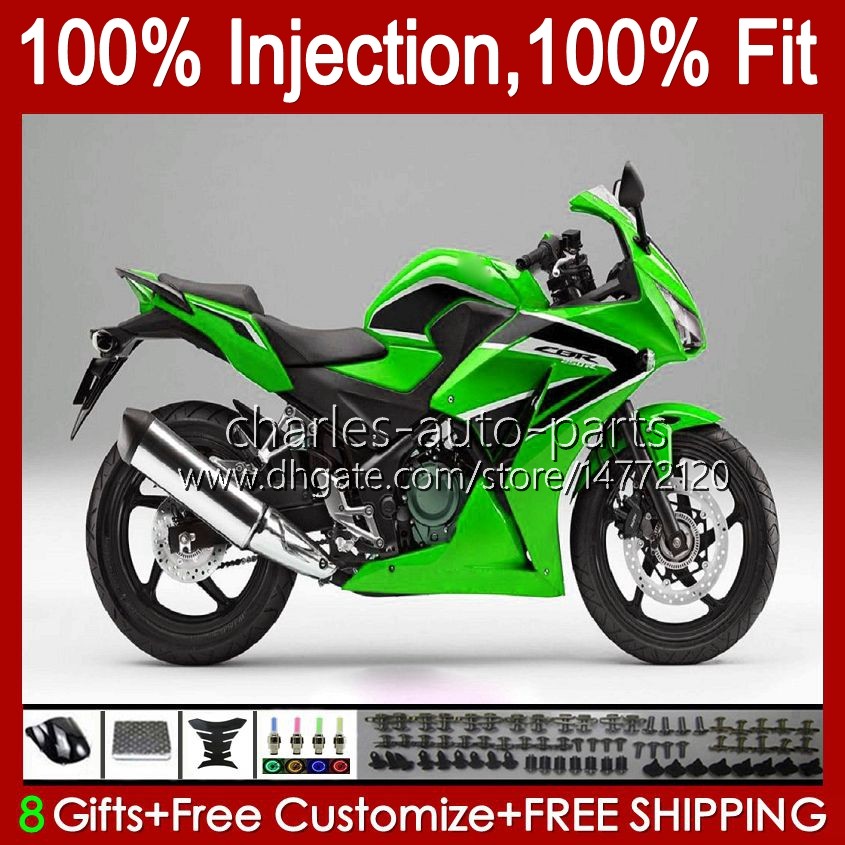 Injection Mold Fairings For HONDA CBR 250R 250 CBR250 R CC CBR250R MC41 11 12 13 14 15 Kit 58No.50 CBR-250R 250CC Green black CBR-250 2011 2012 2013 2014 2015 OEM Bodywork, No. 1
Injection Mold Fairings For HONDA CBR 250R 250 CBR250 R CC CBR250R MC41 11 12 13 14 15 Kit 58No.50 CBR-250R 250CC Green black CBR-250 2011 2012 2013 2014 2015 OEM Bodywork, No. 1