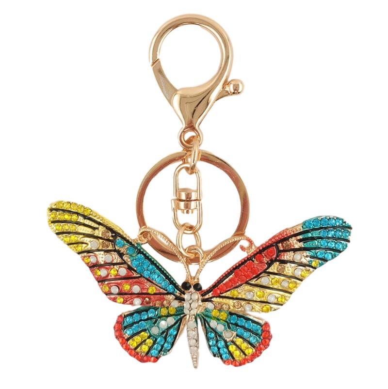 Exaggerated Big Butterfly Key Rings Shiny Color Hollow Colorful Insect Keychain Metal Creative Pendant Small Gift, Slivery;golden
Exaggerated Big Butterfly Key Rings Shiny Color Hollow Colorful Insect Keychain Metal Creative Pendant Small Gift, Slivery;golden