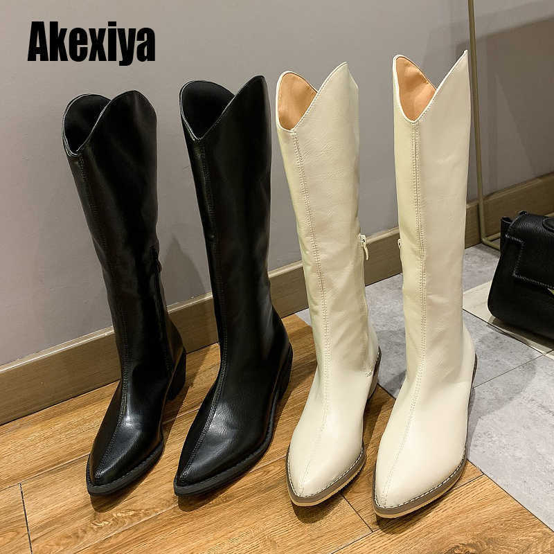 2021 New INS Women Beige High Heels Wedges Long Boots Lady Riding Cowboy Boots Autumn Designer Pointed Toe Knee-High Boots u848 Y0914
2021 New INS Women Beige High Heels Wedges Long Boots Lady Riding Cowboy Boots Autumn Designer Pointed Toe Knee-High Boots u848 Y0914
