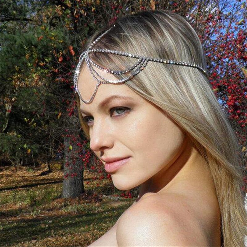 Bohemian Hair Band, Metal Tassel Chain, Female Head Rope Zircon Multi-layer Accessories Fashion Jewelry Wholesale Clips & Barrettes, Golden;silver
Bohemian Hair Band, Metal Tassel Chain, Female Head Rope Zircon Multi-layer Accessories Fashion Jewelry Wholesale Clips & Barrettes, Golden;silver