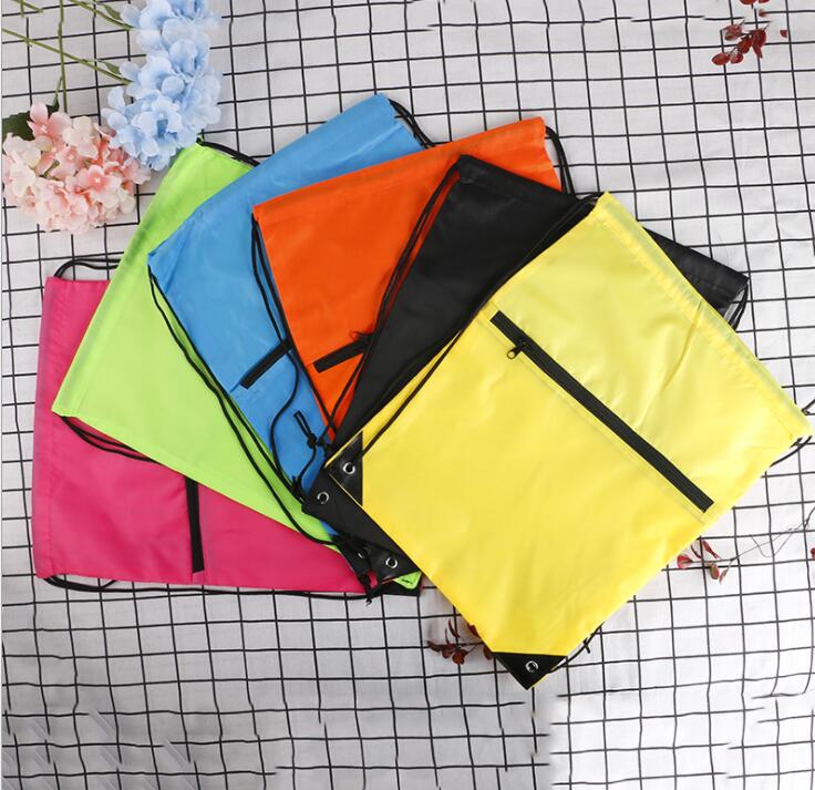 DHL100pcs Shopping bags Drawstring 210polyest fabric waterproof folding Marketing PromotionBackpack With Zipper, Black
DHL100pcs Shopping bags Drawstring 210polyest fabric waterproof folding Marketing PromotionBackpack With Zipper, Black