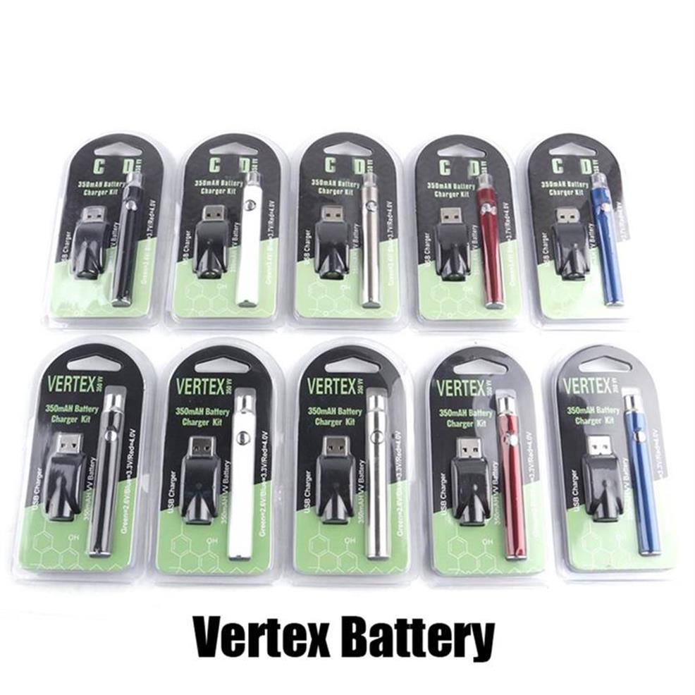 Newest Preheat Battery Blister 350mAh Vertex Preheating Variable Voltage VV Battery Charger Vape Pen Kit for 510 Thread CE3 Cartsa288y
Newest Preheat Battery Blister 350mAh Vertex Preheating Variable Voltage VV Battery Charger Vape Pen Kit for 510 Thread CE3 Cartsa288y