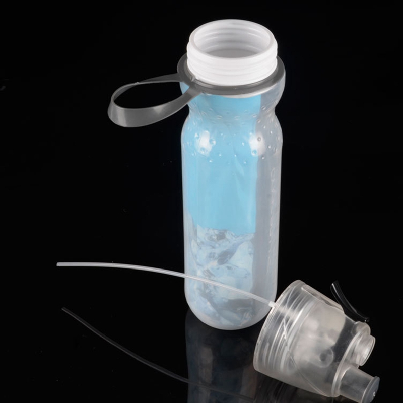 2020 new 17oz Insulated Mist Spray water Drinking & Misting mist Squeeze bicycle Water Bottle Outdoor Sport Hydration BPA Free Free shipping